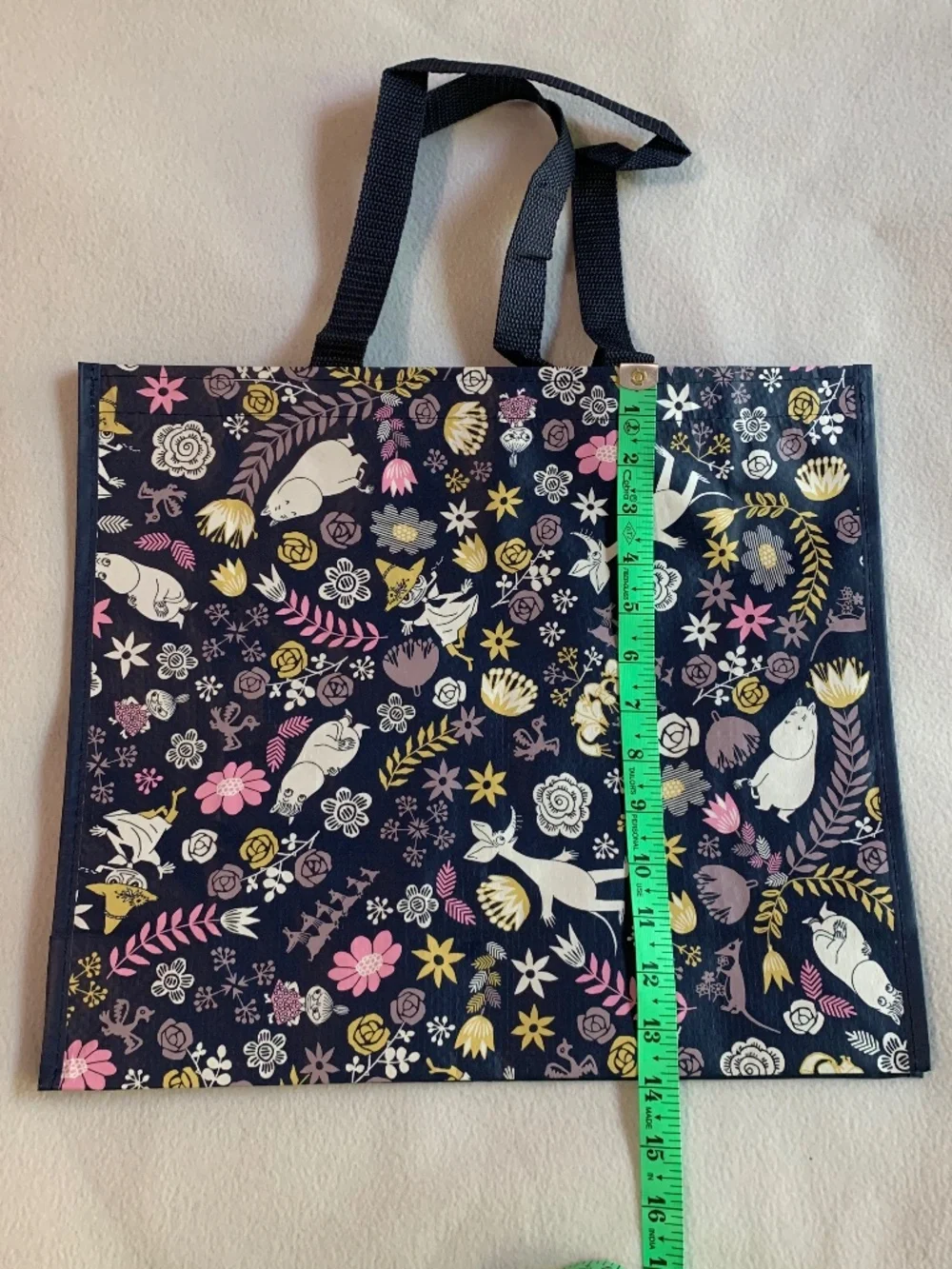 Moomin Characters Tote (Navy Floral) (New)